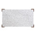 Hettie - Dining Table With Engineering Stone Top - Brown