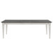Katia - Dining Table With Leaf - Rustic Gray & Weathered White