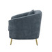 Nakendra - Loveseat With 2 Pillows - Cobalt Blue Chenille