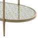 Zaba - TV Stand - Glass Top & Champagne
