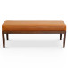 Kampa Dark Tan Leather Bench