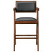 Ashford Black Leather Counter Chair by Mid and Mod