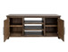 Novus lodge - 2 Doors TV Stand - Walnut Brown