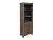 Novus lodge - 3 Drawer 3 Shelves Bookcase - Walnut Brown