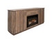 Mezquite - 1 Drawer 2 Doors Fireplace TV Stand 70 - Mezquite Brown