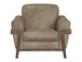 Loft Brown - Armchair - White Smoke
