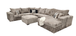 Texan 4pc L Shaped Sectional