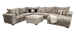 Texan 4pc L Shaped Sectional