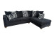 Zander L Shaped Sectional in Fabric