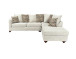 Decora L Shaped Sectional in Fabric