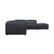 Form - Dream Modular Leather Sectional - Vantage Black