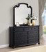 Celina - 9-Drawer Dresser With Mirror - Black