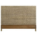 Zyla - Woven Rattan California King Panel Headboard - Kubu Gray
