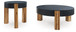 Breenmore - Black / Natural - Occasional Table Set (Set of 2)