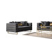 Luma Living Room Set in Fabric