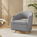 ZSWQH0292-BLU Felisa Transition Upholstered Open-Back Swivel Barrel Chair with Solid Wood Base-