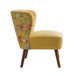 Timon  Modern Variety Fabric Pattern Wingback Side Chair with Solid Wood Legs