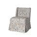 Elia Transitional Upholstered Slipper Chair with Slipcover and Solid Wood Legs