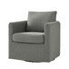 Christepher Modern Slipcovered 360° Swivel Chair