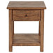 Payne - 1 Drawers Wood End Table with Shelf