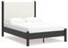 Cadmori - Upholstered Panel Bed