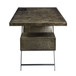 Brancaster - Executive Writing Desk With USB - Bronze Aluminum