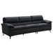 Eilene - Sofa - Black Top Grain Leather