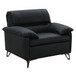 Eilene - Chair - Black Top Grain Leather