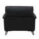 Eilene - Chair - Black Top Grain Leather