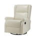 Chiang Faux Leather Swivel Recliner with Rocking