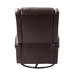 Chiang Faux Leather Swivel Recliner with Rocking