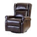 Chiang Faux Leather Swivel Recliner with Rocking