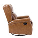 Chiang Faux Leather Swivel Recliner with Rocking