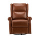 Chiang Faux Leather Swivel Recliner with Rocking