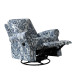 Roderich Farmhouse Upholstery Recliner with Rolled Arms