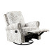 Roderich Farmhouse Upholstery Recliner with Rolled Arms