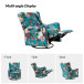 Gastone Transitional Floral Fabric Nursery Recliner with Curved Arms