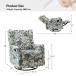 Gastone Transitional Floral Fabric Nursery Recliner with Curved Arms