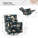 Gastone Transitional Floral Fabric Nursery Recliner with Curved Arms