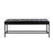 Horaz Faux Leather 50 in. W Upholstered Bench with Button-Tufted