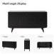 Horaz Wood 60 in.W 4-Doors Mid-Century Modern Sideboard with Solid Wood Legs