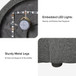 Delia Classic Button-Tufted Storage Bed with LED Light