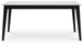 Jettaya - Black / White - Rectangular Dining Room Table