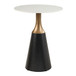 Jaramillo - Counter Height Table - Natural Marble Top & Black
