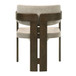 Destin - Side Chair - Light Gray Fabric & Walnut