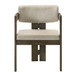 Destin - Side Chair - Light Gray Fabric & Walnut