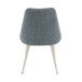 Laela - Side Chair (Set of 2) - Light Blue Boucle & White