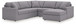 Modmax - Sectional - Granite