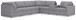 Modmax - Sectional - Granite