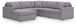 Modmax - Sectional - Granite